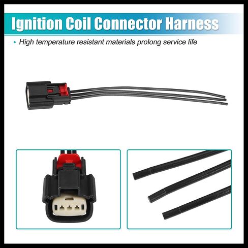8 Set Ignition Coil Connector for Ford Transit-350 HD 2015-2017 for Ford Transit-250 2015-2017 No.9U2Z14S411EA- in Saudi Arabia