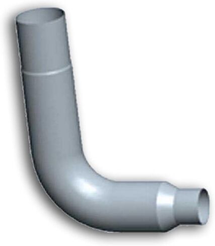 BESTfit 7 To 5 Inch Long Drop Elbow For Peterbilt 378, 379 in Kuwait