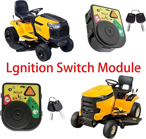 925-06119c 725-04227 Ignition Module Switch with 2 Key for tXT1-LT42 XT2-LX42 XT1-LT46 LTX1040 LTX1045 LTX1042KW / Troy Bilt TB30R TB46 TB42/MTD Craftsman T110 T1200 T1400 T1600 Riding Mowers in Saudi Arabia