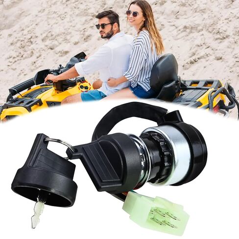 5 Wire 5 Pin Ignition Key Switch Replacement Compatible with 50cc 70cc 90cc 110cc 125cc 150cc 200cc 250cc Go Kart Dune Buggy ATV 4 Wheeler Quad in Kuwait