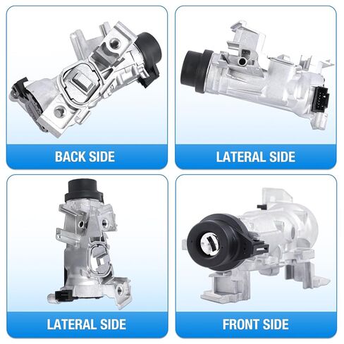 1K0905851B أسطوانة قفل مفتاح الإشعال متوافقة مع VW Passat 2012-2019 Eos 2007-2011 Jetta 2006-2018 Rabbit 2006-2009 Golf 2004-2011 استبدال # 1K0905841 1K0905865 in Kuwait
