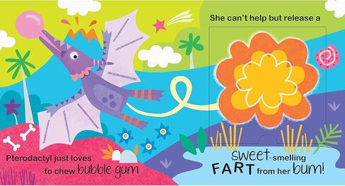 Buddy & Barney: Scratch & Sniff Book - Dino Farts - كتاب لوحي مقفى لعصور ما قبل التاريخ، ارفع الغطاء والرائحة، 7 روائح حقيقية مرحة، حسية، للأطفال بعمر 3 سنوات فما فوق in Kuwait