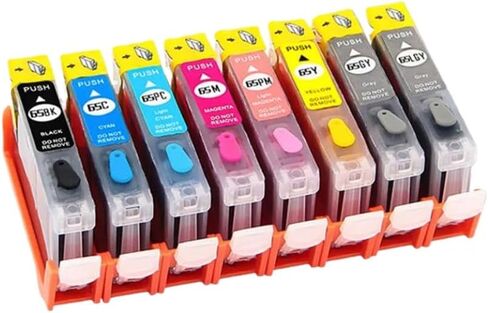Compatible Refillable Ink Cartridges for CLI65 CLI-65 for Pro-200 Pro200 Printer(Empty Refill 1 Set) in Saudi Arabia