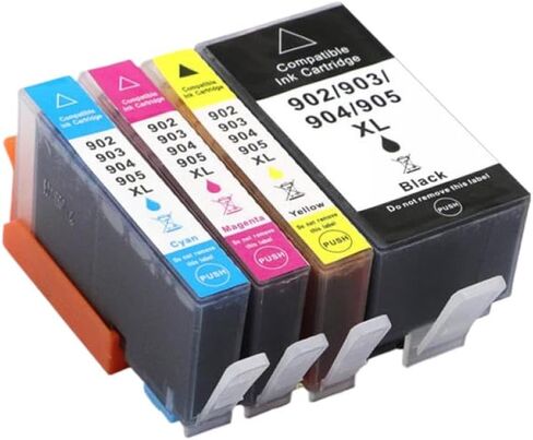 Compatible Ink Cartridge 902XL 902 903XL 903 904XL for 903 Officejet Pro 6950 6960 6963 6964 6965 6966 6968 6975 6978 Printer(12pcs 3set) in Saudi Arabia