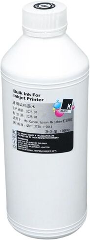 1000ML 1KG Dye Based Ink Refill Kit Black C M Y Replacement Compatible with Inkjet Printers(1PC-C) in Saudi Arabia