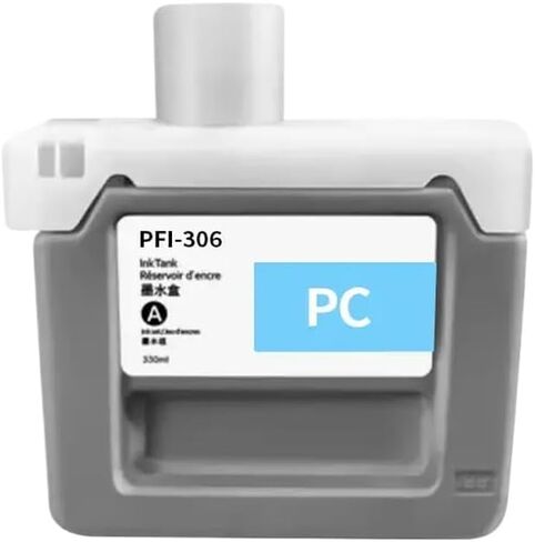 330ML PFI306 PFI-306 Ink Cartridge Compatible with IPF8400S IPF9400S IPF8400 IPF9400 IPF8300 Inkjet Printers(PFI-306-1 PM) in Saudi Arabia