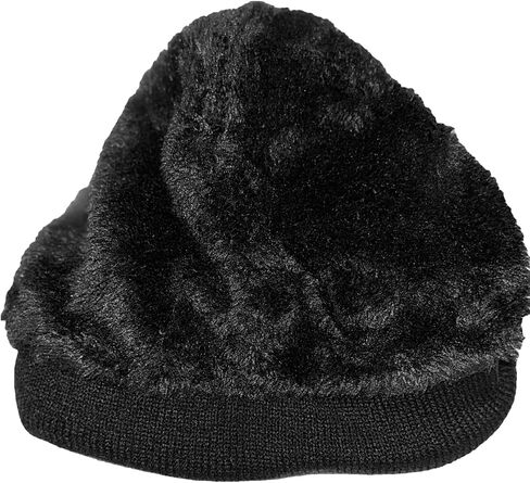 New York Winter Knit Beanie with Logo, Unisex - One Size - Black Color, Insulated Comfy Hats, Cuffed Design in Saudi Arabia