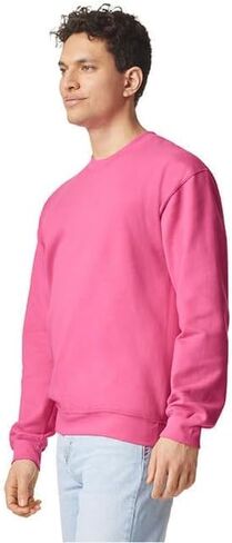 Gildan Adult Softstyle® Fleece Crew Sweatshirt, PINK LEMONADE, 4XL in Saudi Arabia
