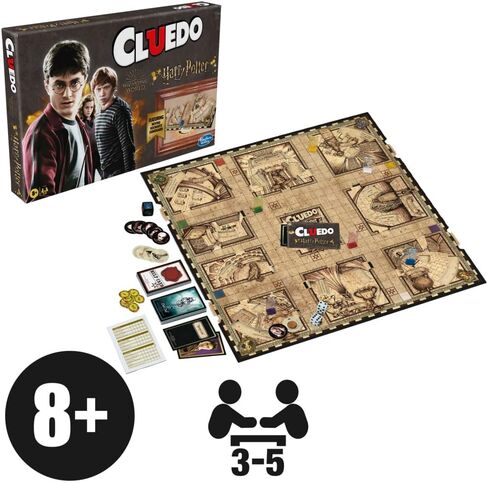 Hasbro Gaming Clue: Wizarding World Harry Potter Edition Board Game | Family Games for Kids, Teens, and Adults | Mystery Games | Ages 8 and Up | 3 to 5 Players in Kuwait