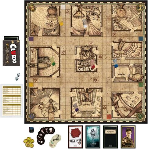 Hasbro Gaming Clue: Wizarding World Harry Potter Edition Board Game | Family Games for Kids, Teens, and Adults | Mystery Games | Ages 8 and Up | 3 to 5 Players in Kuwait