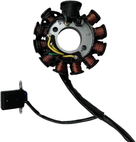 الإشعال الثابت مغناطيسي 11 القطب 6 لفائف 12 فولت متوافق مع قطع غيار السيارات والدراجات النارية GY6 125 150cc الدراجة سكوتر ATV Roketa in Kuwait