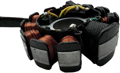 الإشعال الثابت مغناطيسي 11 القطب 6 لفائف 12 فولت متوافق مع قطع غيار السيارات والدراجات النارية GY6 125 150cc الدراجة سكوتر ATV Roketa in Kuwait