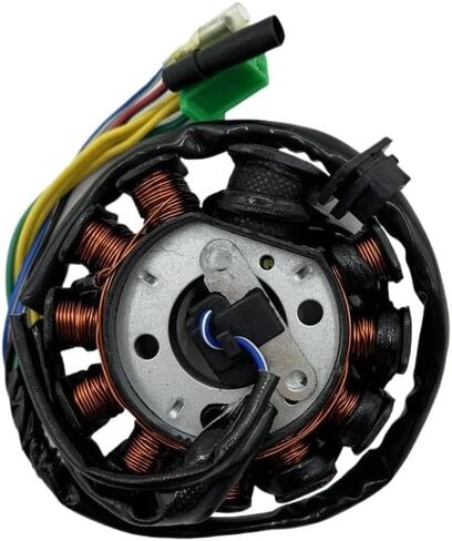 الإشعال الثابت مغناطيسي 11 القطب 6 لفائف 12 فولت متوافق مع قطع غيار السيارات والدراجات النارية GY6 125 150cc الدراجة سكوتر ATV Roketa in Kuwait