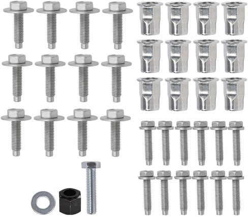 CROSSDESIGN Tubular Side Step Hardware Kit Compatible with Dodge RAM 1500 2500 3500 2013-2019/Dodge RAM 4500 5500 2014-2019 in Saudi Arabia