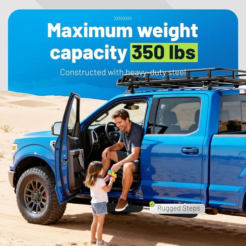 خطوات جانبية متوافقة مع 2015-2023 Ford F-150 F150 SuperCrew Cab Pickup 4 أبواب، لوحات تشغيل عالية القوة، قضبان خطوات فولاذية، مجموعة من 4 قطع مطلية بالمسحوق in Saudi Arabia