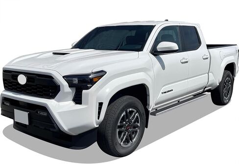 Tuxtreme (304 Stainless Steel Polished Silver 5 inches) Running Boards Nerf Bars Side Steps Compatible with Toyota Tacoma 2024-2026 Double Crew Cab (Incl. Hybrid Model) in Kuwait