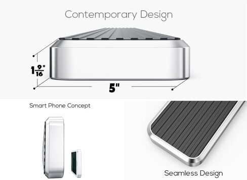 Tuxtreme (304 Stainless Steel Polished Silver 5 inches) Running Boards Nerf Bars Side Steps Compatible with Toyota Tacoma 2024-2026 Double Crew Cab (Incl. Hybrid Model) in Kuwait