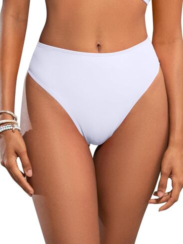 SHEKINI Women's Thong Bikini Bottom Crisscross Back Sexy Hollow-Out Swim Bottom in Saudi Arabia