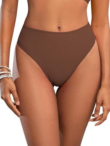 SHEKINI Women's Thong Bikini Bottom Crisscross Back Sexy Hollow-Out Swim Bottom in Saudi Arabia
