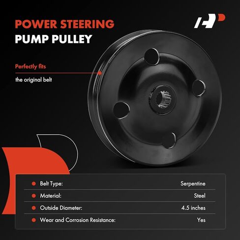 A-Premium Power Steering Pump Pulley Compatible with Toyota Camry 1997-2001, Sienna 2000-2003, Avalon 2000-2004, Solara 2000-2003 & Lexus ES300 1997-2001, 3.0L in Saudi Arabia