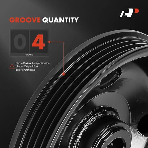 A-Premium Power Steering Pump Pulley Compatible with Toyota Camry 1997-2001, Sienna 2000-2003, Avalon 2000-2004, Solara 2000-2003 & Lexus ES300 1997-2001, 3.0L in Saudi Arabia