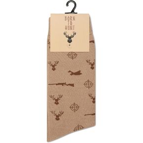 Hunting Socks For Men, Fun Hunting Gifts, Great Gift for Hunters, One Size, 8-13 in Saudi Arabia