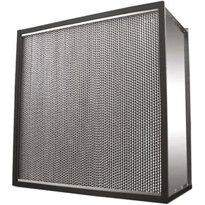 HEPA Standard Capcity FILTER Actual Size: 11 3/8 x 23 3/8 x 11.5, Filter Classification (EN 1822): E12 / 99.97%, Frame Design: GI DTF - Neoprene Gasket on the Downstream Side - (Pack of 2) in Saudi Arabia
