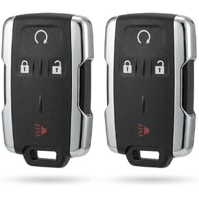 استبدال مفتاح Fob: بدء التشغيل عن بعد بدون مفتاح 315 ميجاهرتز متوافق مع 2015-2021 سيلفرادو 1500 سييرا كانيون كولورادو جي إم سي/تشيفي FCCID M3N32337100، مجموعتان in Kuwait