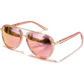 TJUTR Tangle‑Free Aviator Sunglasses for Women & Men, No-Snag TR90 Frame Polarized UV400 Protection Shades for Driving TS2610 in Kuwait