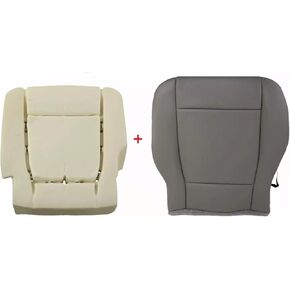 Auto Seat Replacement, Compatible with 2017-2020 Ford F250 F350 F450 XL Vinyl Work Truck Gray Driver Bottom Seat Cover and Cushion Foam (Already Installed) in Kuwait