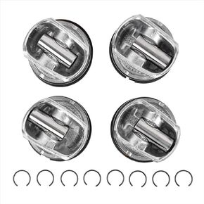 4 Pcs Pistons And Ring Set 11257566019 Compatible With R55 R61 N14 TURBO Cooper Countryman 06 16 Engine Spare Parts in Kuwait