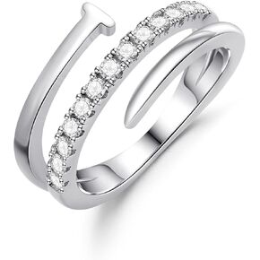 Eternity Band Rings for Women Dainty White Gold Rings Gifts for Her Mom Friend Size 5-10 in Kuwait