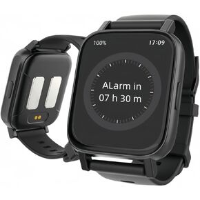 Electric Shock Alarm Clock Wristband for Heavy Sleepers - No App/Phone Required - Silent Vibrating & Impulse Wake Up Trainer - 10 Alarms, Touchscreen, 20-Day Battery, IPX4 Splash Proof in Saudi Arabia