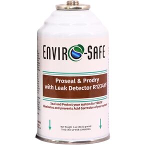 ENVIRO-SAFE ProSeal وProDry مع كاشف التسرب لأنظمة تكييف الهواء R1234YF، لمحلات الأعمال اليدوية والسيارات (3 علب مع مقياس الشحن) in Kuwait
