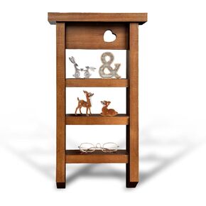 رف حلية على شكل قلب عتيق، أرفف لديكور الحائط، أرفف خشبية عائمة، رف جدران سلم ضيق، منظم ديكور مثبت على الحائط، لغرفة النوم، وغرفة المعيشة، والحمام، والمطبخ in Kuwait