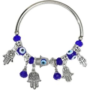 Evil Eye Bracelets For Women Greek Blue Eye Stretch Bracelets Wristband for Women Men Blessing Gifts in Kuwait