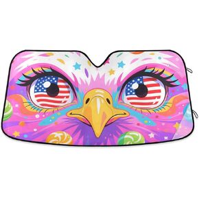 Car Windshield Sun Shade Foldable, Spider Sun Shade for Car Truck Window Front Windshield, Blocks UV Rays Sun Visor Protector Sun Heat Reflector to Keep Your Vehicle Cool, S in Kuwait