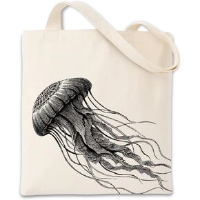 Cute Cartoon Animal Canvas Bag for Women, Aesthetic Reusable Shopping Shoulder Bags Gift for Girls and Animal Lovers in Kuwait