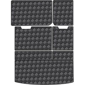Cargo Mat for Tahoe/GMC Yukon 7 Seats 2015-2020 Trunk Mat & 2ND+3RD Row Rear Backrest Mat, All Weather Rear Cargo Liner Back Seat Cover Protector in Kuwait