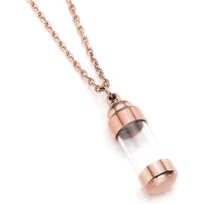 Zysta Acrylic Cylinder Urn Necklaces for Ashes Clear Glass Tube Vial Creamation Necklace Ash Urns Locket Pendant Keepsake Memorial Jewelry in Saudi Arabia