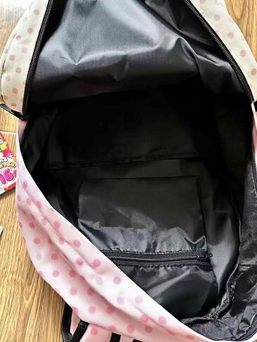 حقيبة ظهر kawaii كيوت كور للمدرسة، حقائب ظهر كرتونية لطيفة كيتي كات وردي، حقيبة ظهر كورية يابانية كبيرة للفتاة، أزياء Y2K لوازم جمالية أشياء عصرية in Kuwait