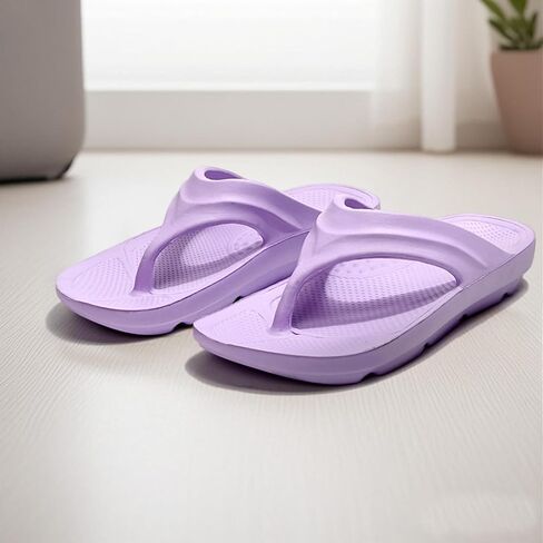 Flip Flops For Men Women with Arch Support Recovery Thong Sandals Comfort Sunmmer Beach Slides Unisex Shower Bathroom Water Pillow Slippers Indoor Outdoor in Saudi Arabia