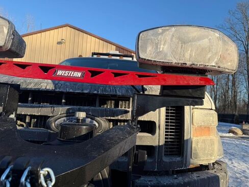 fits Western MVP3 MVP Plus Wideout Wideout XL Snowplow Headlight 3" Spacer Riser KIT (can be Mounted Over or Under red Cross bar) Original Developed & Made in USA Product. in Saudi Arabia