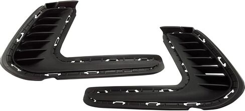 زخرفة ضوء الضباب تناسب Hyundai Elantra 2017 2018، جانب السائق والراكب، للطرز التي لا تحتوي على مصابيح تشغيل نهارية، أسود، استبدال HY1038125، HY1039125 in Kuwait