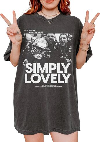 Handmade Max Formula Verstappen Simply Lovely Shirt, Funny F1 Racing Fan Gift Tee, Trendy Racing Retro T-Shirt Multicolor Women Men Kids in Saudi Arabia