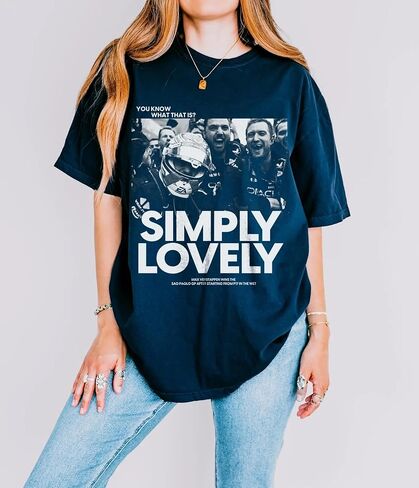 Handmade Max Formula Verstappen Simply Lovely Shirt, Funny F1 Racing Fan Gift Tee, Trendy Racing Retro T-Shirt Multicolor Women Men Kids in Saudi Arabia