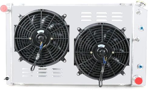 162 3 Row Radiator+Shroud Fan compatible with G-Body 1970-81 Chevy Camaro 78-87 Monte Carlo in Kuwait