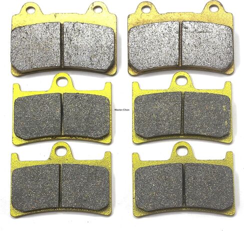 Front Rear Brake Pads Brakes for Yamaha XV 1700 Road Star XV1700A 2004-2009 - S XV1700AS 2008-2014 - Midnight XV1700AM 04-07 - Silverado XV1700AT 2004-2010 - S XV1700ATS 2011-2014 252 123 in Saudi Arabia