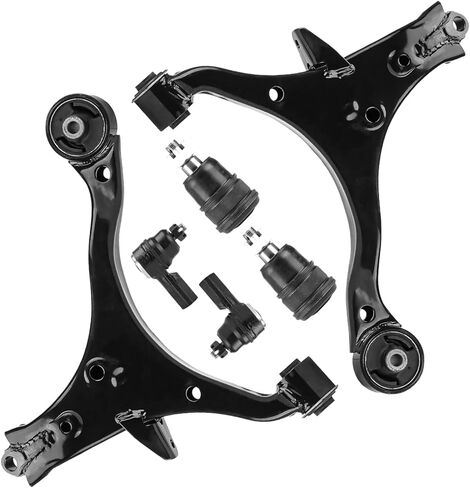8pcs Front Lower Control Arm with Ball Joint Tie Rods Sway Bar Kit Fit for 2001-2005 Honda Civic Sedan & Coupe in Saudi Arabia