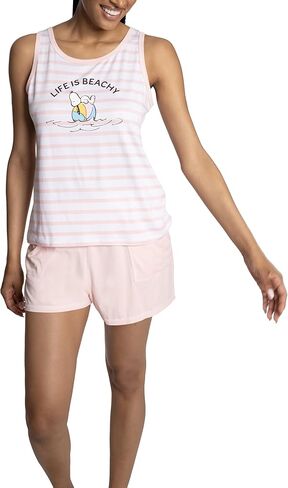 Peanuts Women's Tank and Short 2pc Pj Set in Saudi Arabia